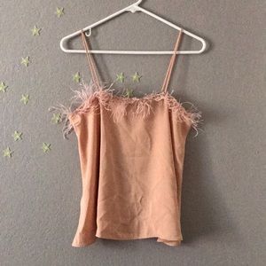 Dusty rose spaghetti strap top